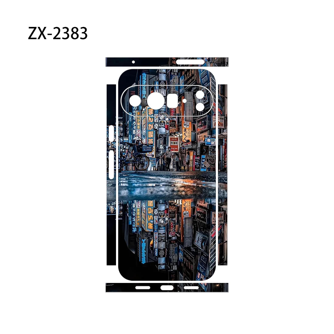 OSCARSKIN Z Decal Skin Wrap for Google Pixel 10 9 8 7 Pro 6 6A Back Screen Protector Film Cover Case Macaroon Wrap Sticker