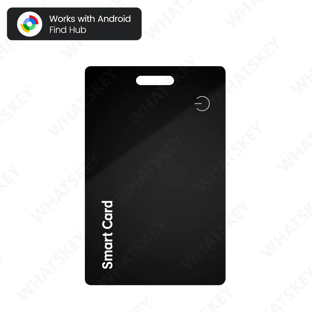 Ultra Thin Global GPS Android Tracker Card Wireless Charging Waterproof Smart Wallet Tracker Card with Google Find My Device App