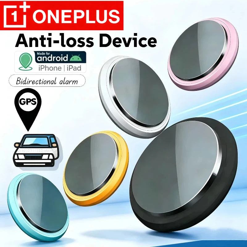 OnePlus Bluetooth5.3 GPS Smart Tracker Reminder Anti-Lost Device Pet Bag Wallet Finder AirTag Tracking Locator For Apple Android