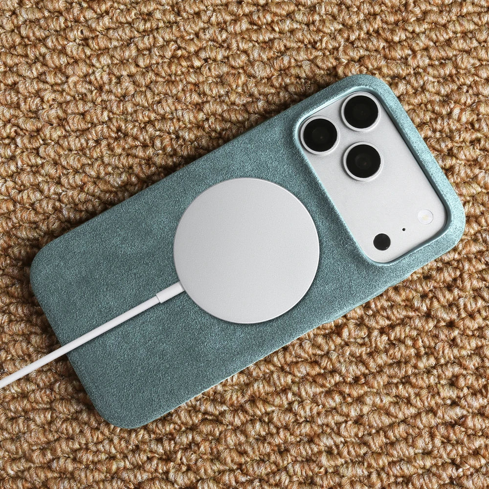 For Magsafe ALCANTARA Magnetic Case for iPhone 17 Pro Max Air 17e 16e 16 15 14 Plus 13 12 Mini 11 Pro Max Phone Case Back Cover