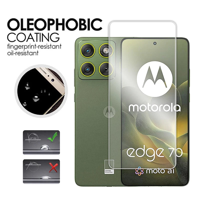 For Motorola Edge 70 Glass Full Glue Clear Screen Protector For Motorola Edge 70 Tempered Glass For Motorola Edge 70 Lens Film