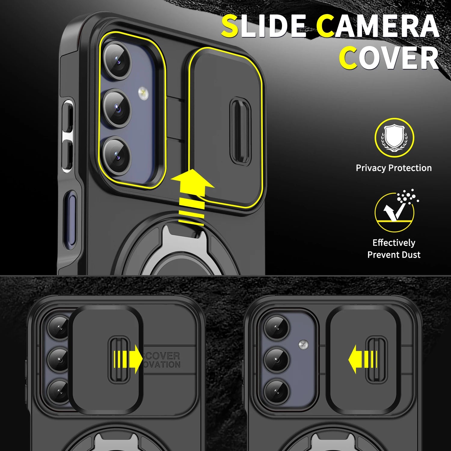 Case for Samsung Galaxy A57 5G S26 Ultra S25 FE A17 A37 A56 A36 A16 A55 A35 A15 S24 S23 S22 Plus Anti-Knock Strong Armor Cover