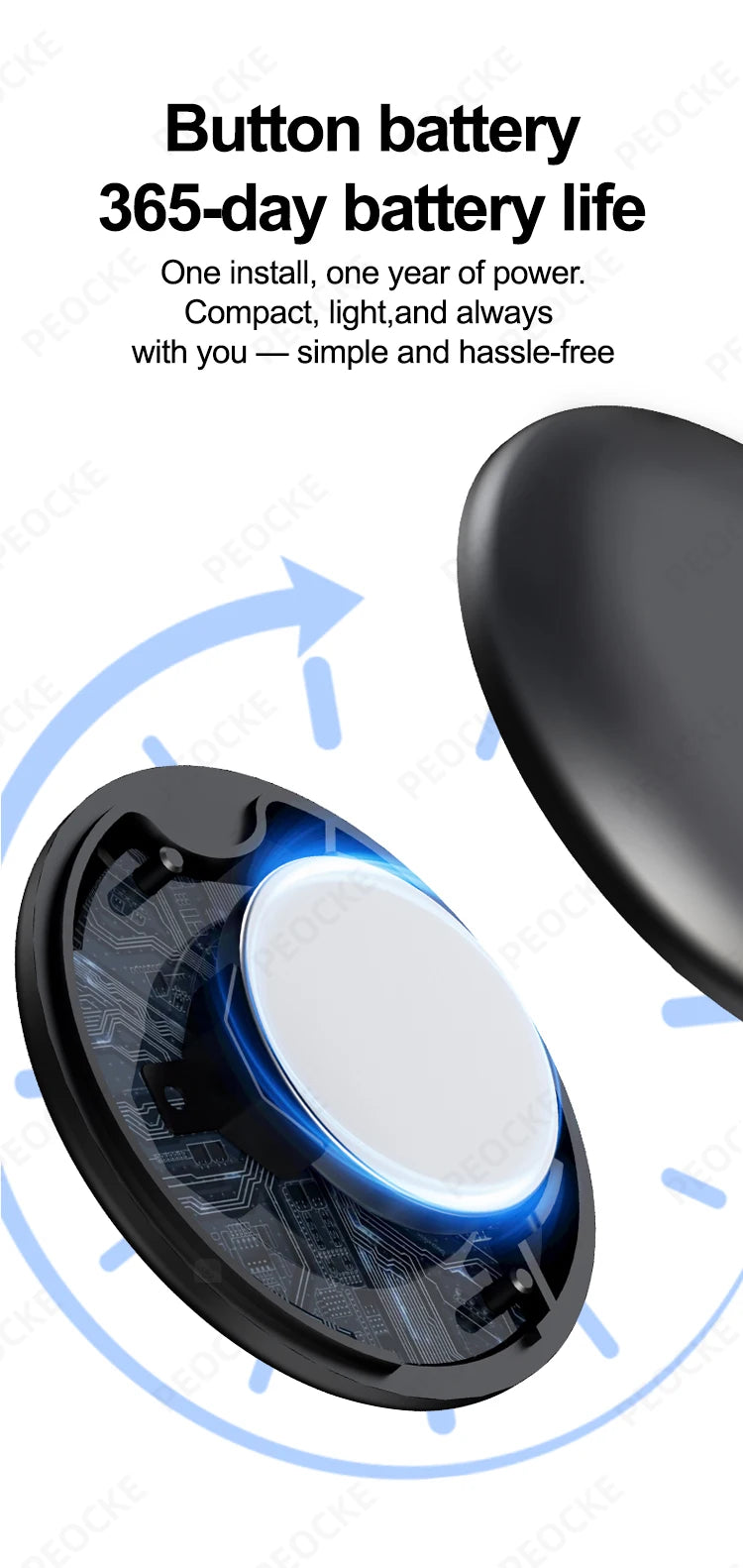 Dual System Pet Smart Tracker Tag With Cat Collar Android/iOS Anti-Lost GPS Tracker Works With Apple Find My /Google Find Hub