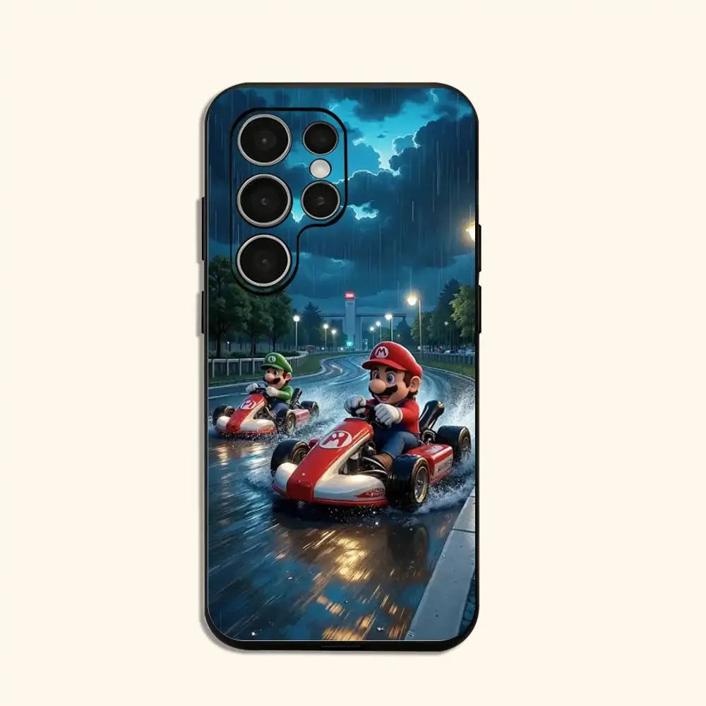 super m-mario Phone Case For Samsung Galaxy S24 S25 S23 S22 S21 Shockproof Cover