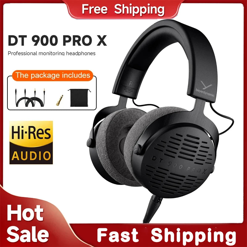 Beyerdynamic DT 900 PRO X Professional Hi Fi Audiophile Over Ear Monitoring Headphones for High Resolution Audio Mixing