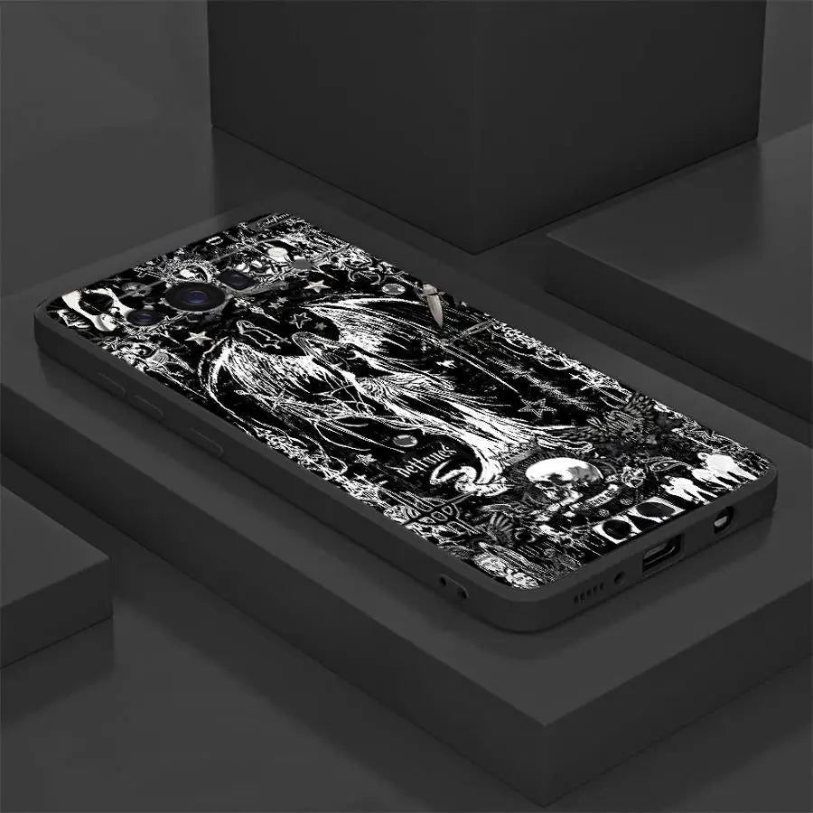 Funda Phone Cover Case for Google Pixel 10A 7a 9a 6 7 8 Pro 8a 6a 10 9 Pro XL Sword & White Hair Witch