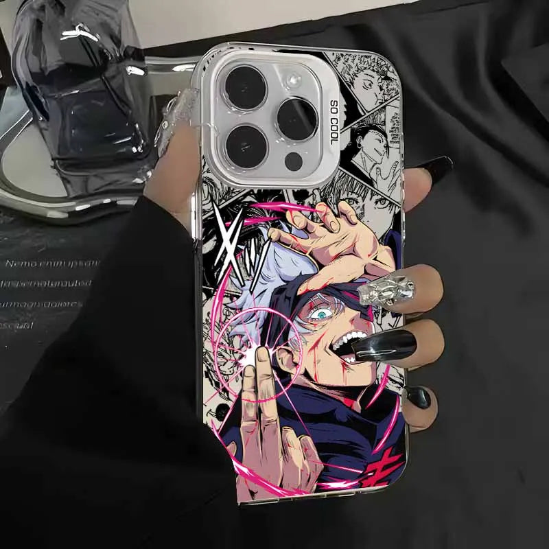 Jujutsu Kaisen Cute Cover For Apple iPhone 17 Air 16E 16 15 14 13 12 mini Pro Max Plus Colorful Phone Case