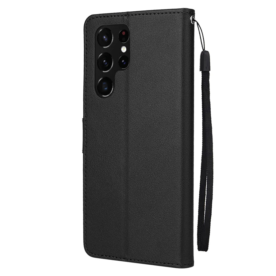 Wallet Magnetic Flip Card Stand Leather Case For Samsung Galaxy S23 Ultra S22 Plus S21 FE S20 A12 A13 A14 A34 A51 A52 A53 A54