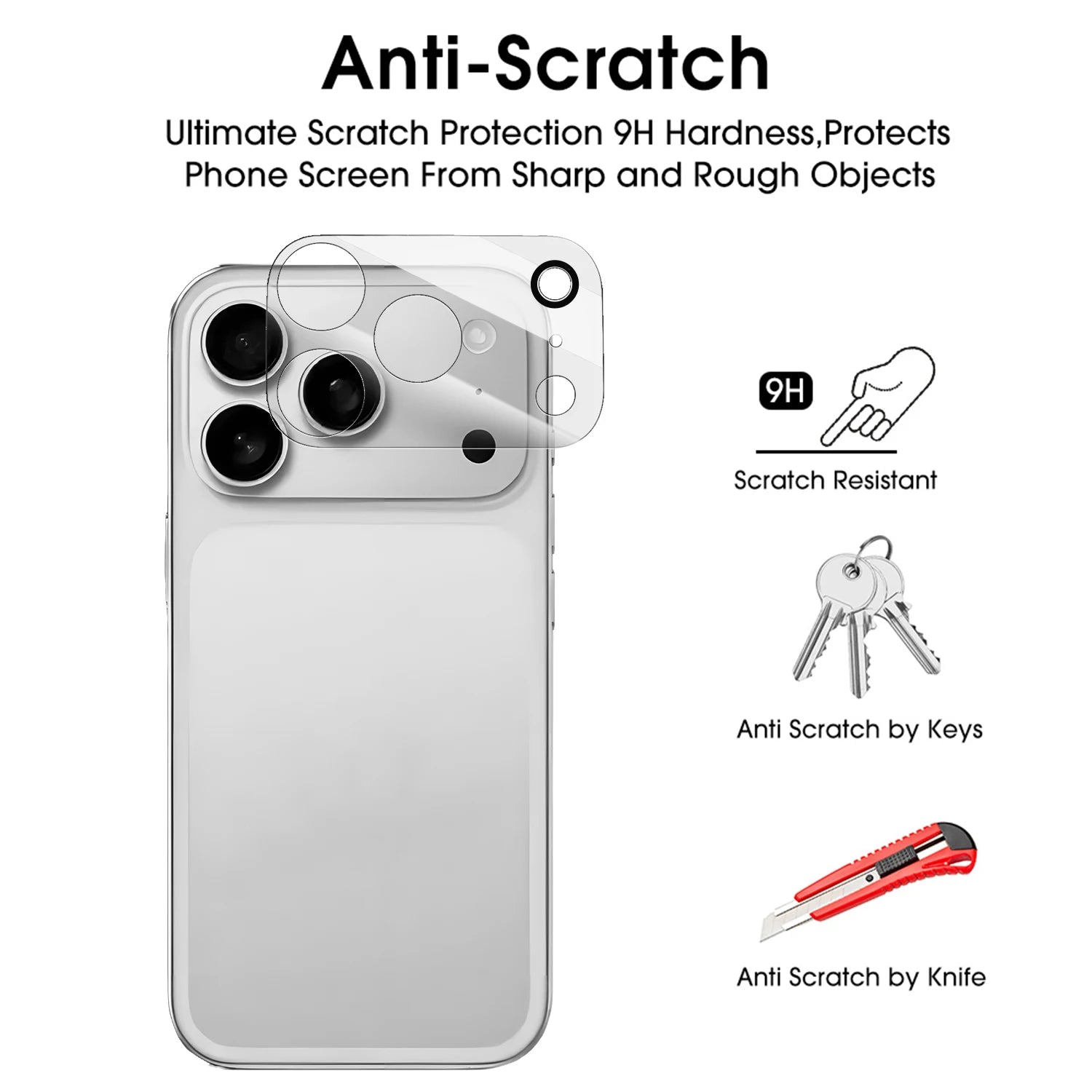 1-5Pcs Ultra Clear Tempered Glass For iPhone 17 17Air 17ProMax 17Pro Rear Lens Film HD Camera Protective Tempered Glass Cover