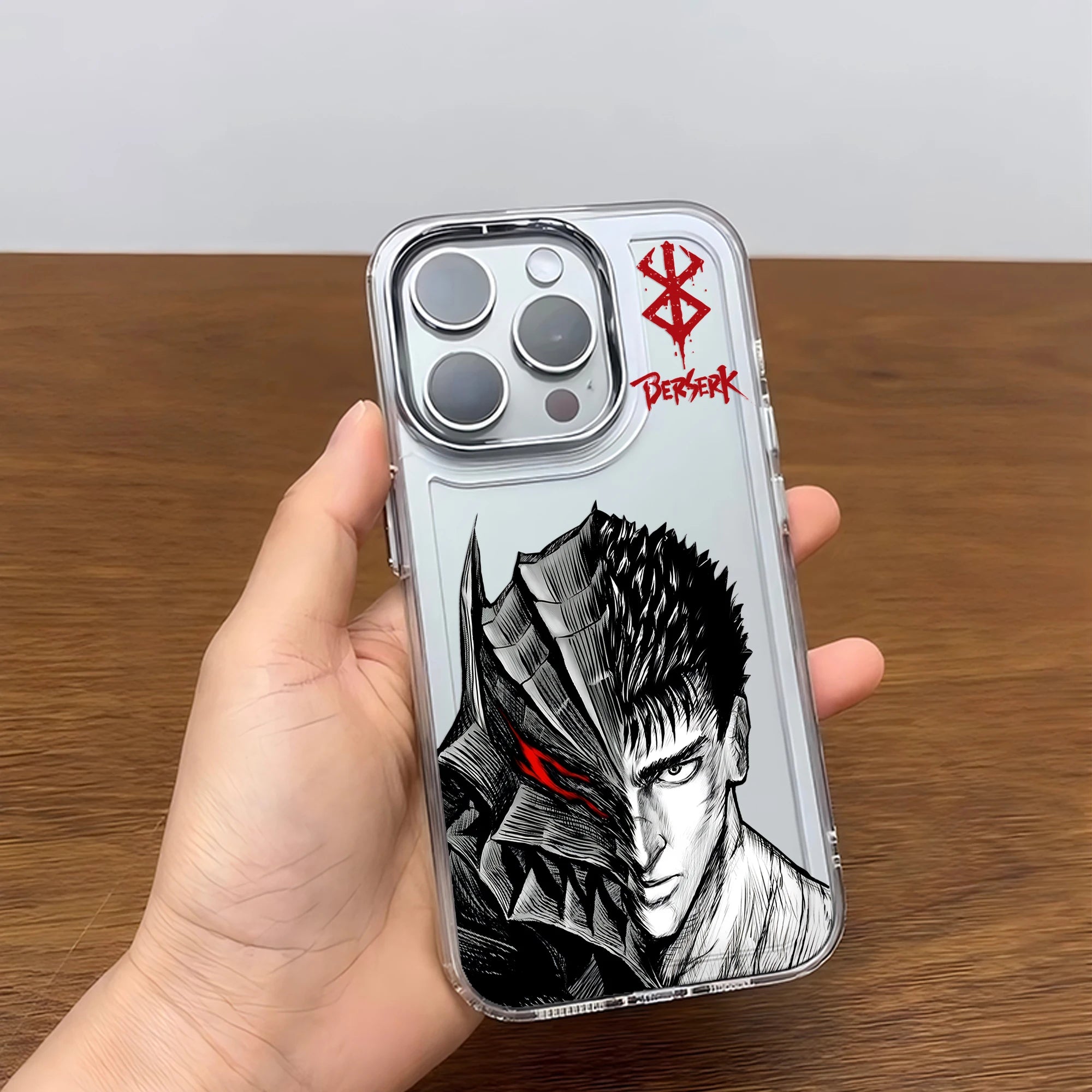 New Japanese Hot Blood Anime Berserk Guts Phone Case For iPhone 17 16e 16 15 14 13 12 11mini Pro Max X XR XSMAX 8 Air Plus Cover
