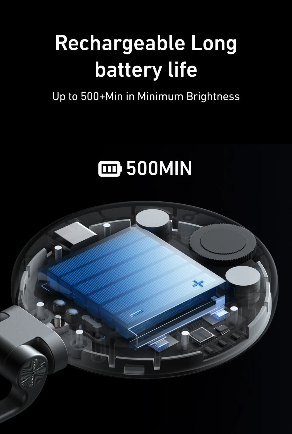 TELESIN Magnetic Fill Light Mini SSelfie Ring Fill Light 3 Modes with Mirror Light Universal for Smartphone Iphone Android