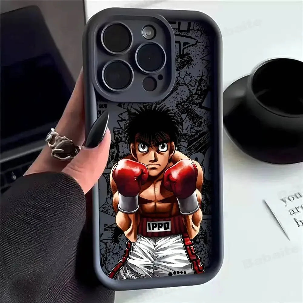 Hajime no Ippo Anime Phone Case for iPhone 17e 17 16e 16 15 14 13 12 11 Air Pro Max Mini XR XS X 7 8 6 6s Plus Soft TPU Back