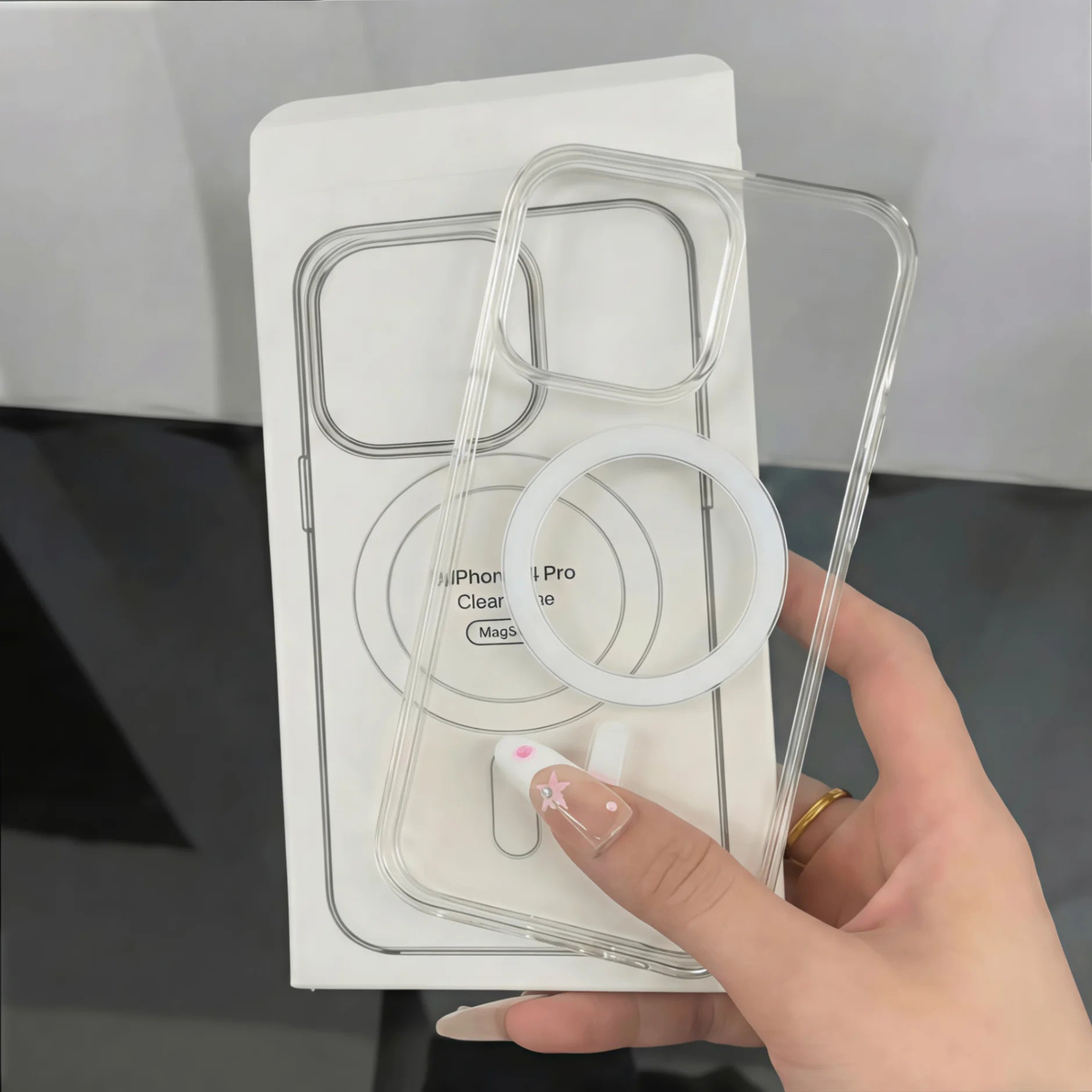 Magnetic for iPhone 17 16 15 14 13 12 Pro Max Case Clear For Magsafe Non-Yellowing With Packaging Shockproof Bumper Phone Cases
