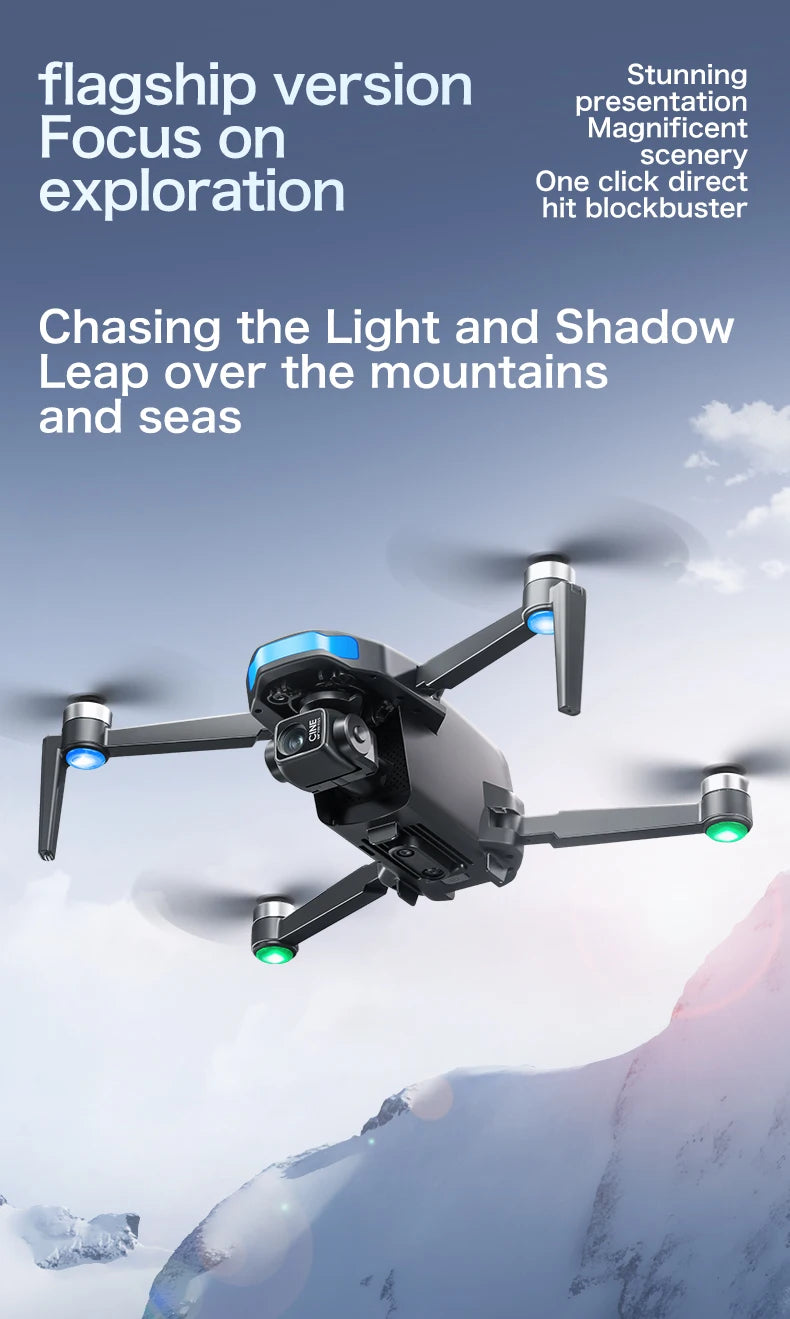Original S-X1 Drone Aerial Photography Wide Angle Dual Camera WIFI FPV Professional With Brushless RC Foldable Quadcopter Toy