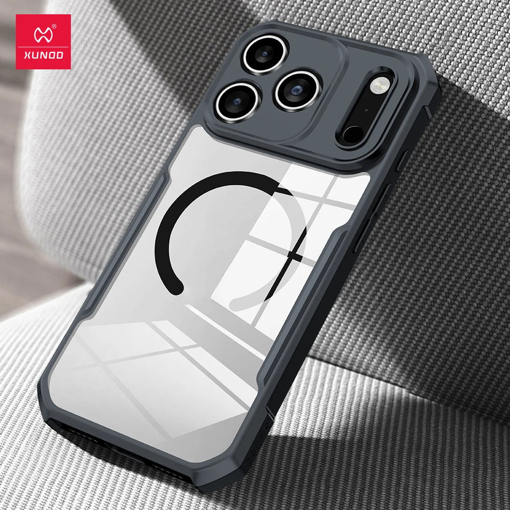Xundd Case For iPhone 15 14 16 17 Pro Max 17 Air Phone 13 Pro 12 Magnetic Case,Airbag Shockproof Shell,Camera Protect Cover