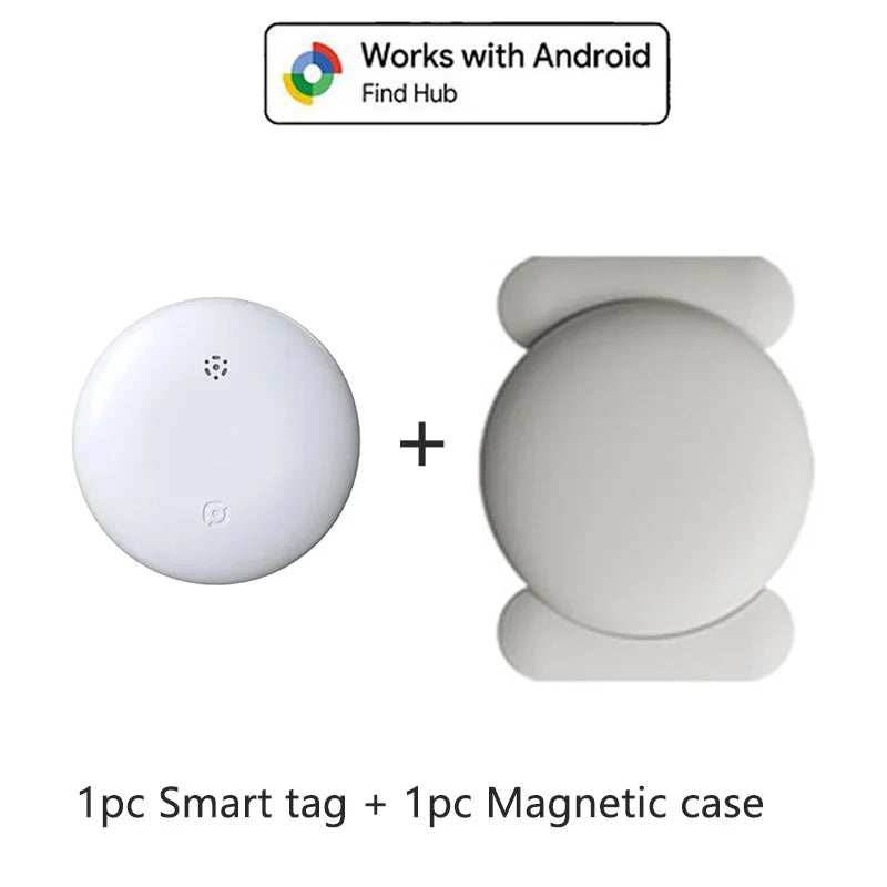 1-4Pcs Anti-Lost Tag Google Find My GPS Tracker Android Finder Compatible with Google Find Hub (Android Only) Key Wallet Finder
