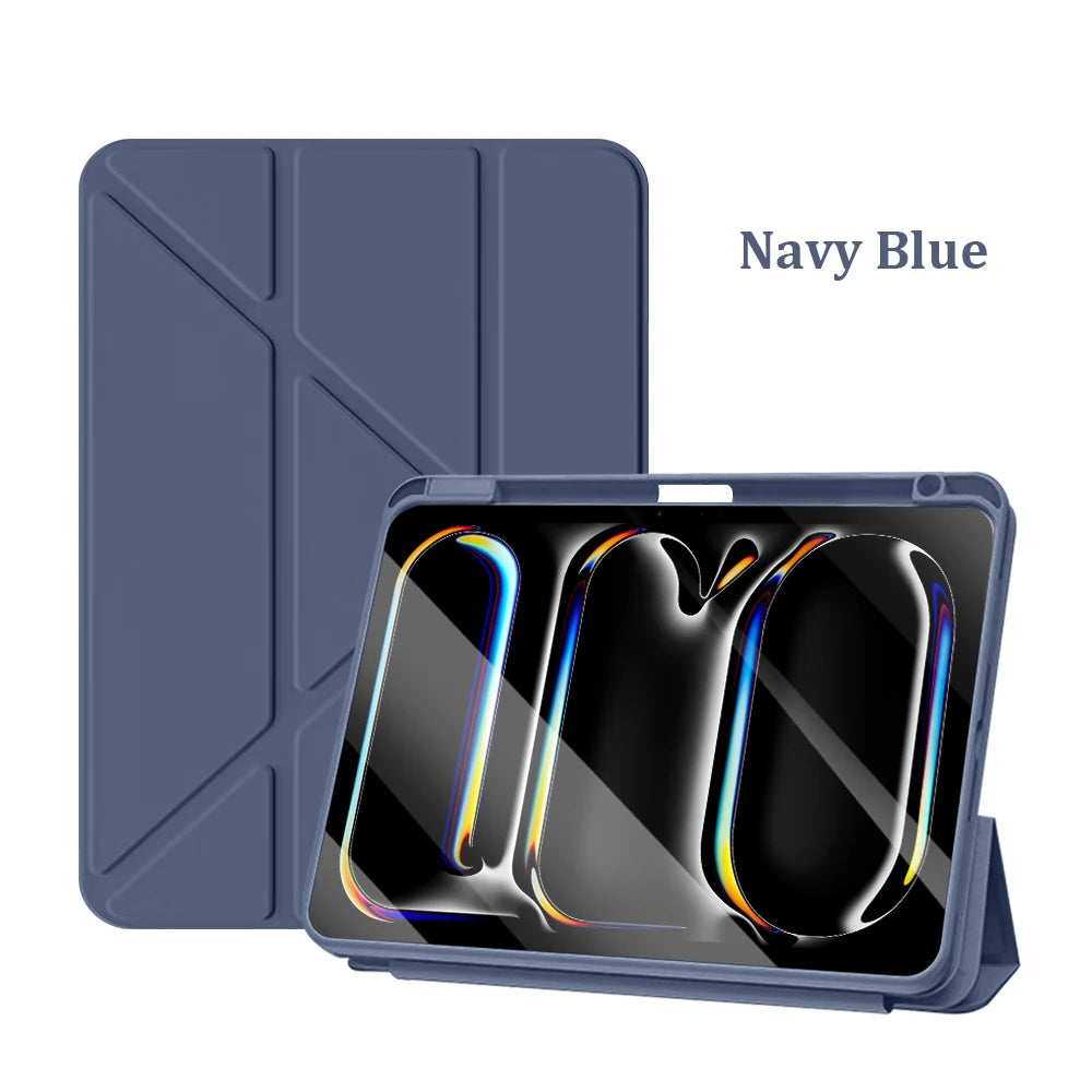 For iPad A16 Case Pro 11th M5 M4 12.9 10 9 9th 10th Generation For Ipad Air 13 11 M3 M2 5 4 Mini 7 6 2025 10.9 Protective Cover