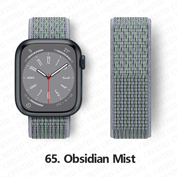 Nylon loop Correa For Apple Watch Bands 45mm 44mm 46mm 40mm 49mm 41mm 42mm Bracelet iWatch Series 12 11 Se 7 8 9 10 ultra 3 4