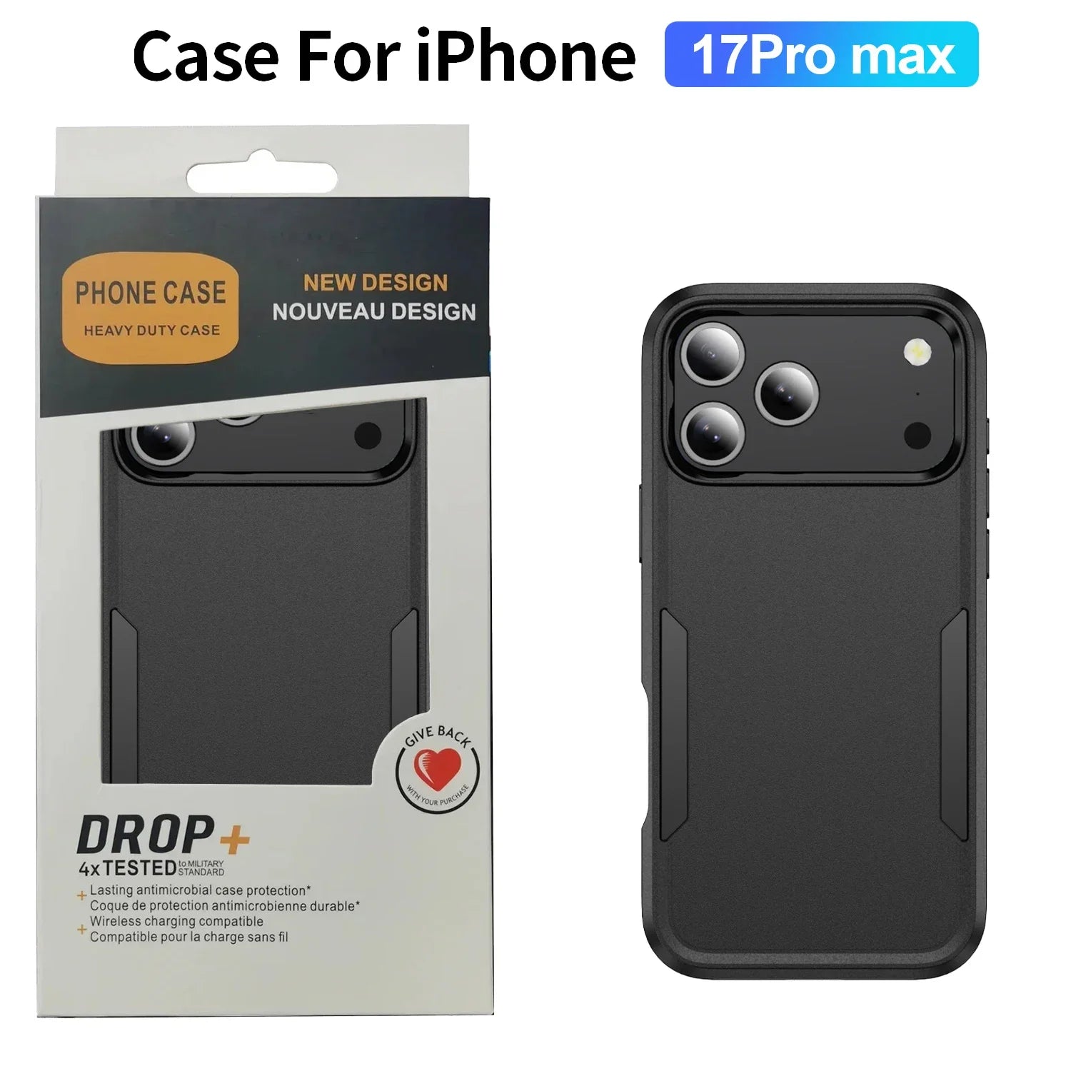 OTT-Box Rugged Defender Case for IPhone 17 Pro Max Air 16 15 14 Plus 13 12 for MagSafe Hybrid Dual Layer Armor Protect Cover