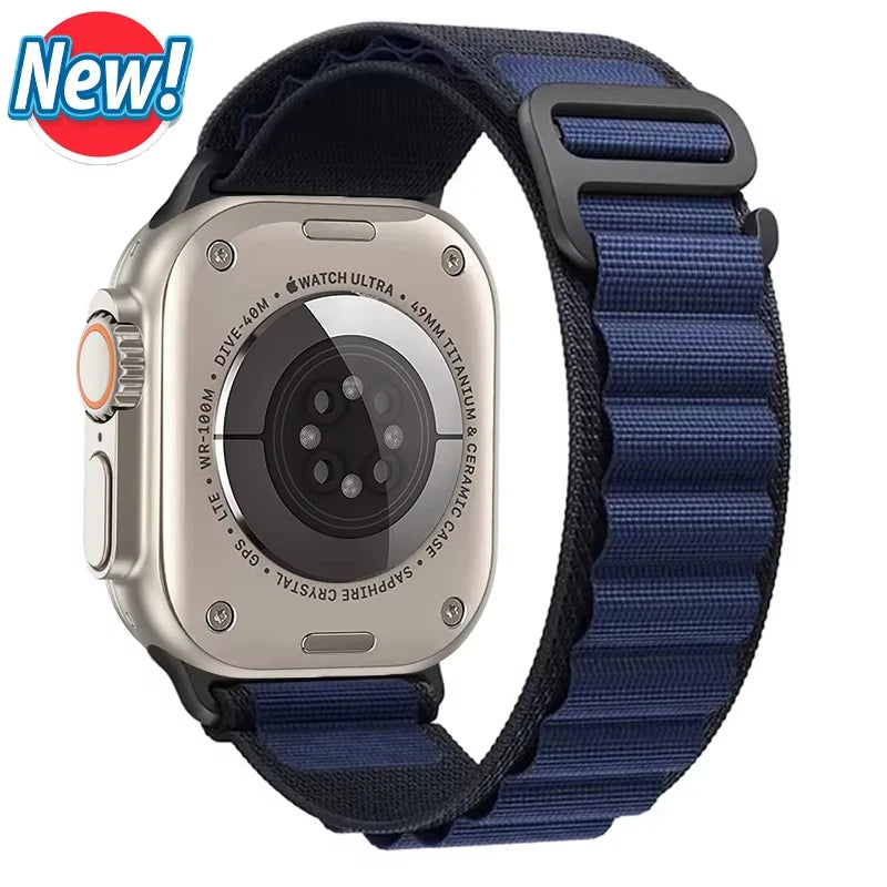 Alpine Loop Strap for Apple Watch Band Ultra 3 2 49mm 46mm 45mm 44mm 41mm 46mm 42mm Bracelet iWatch Series 11 10 9 8 7 6 5 SE 3