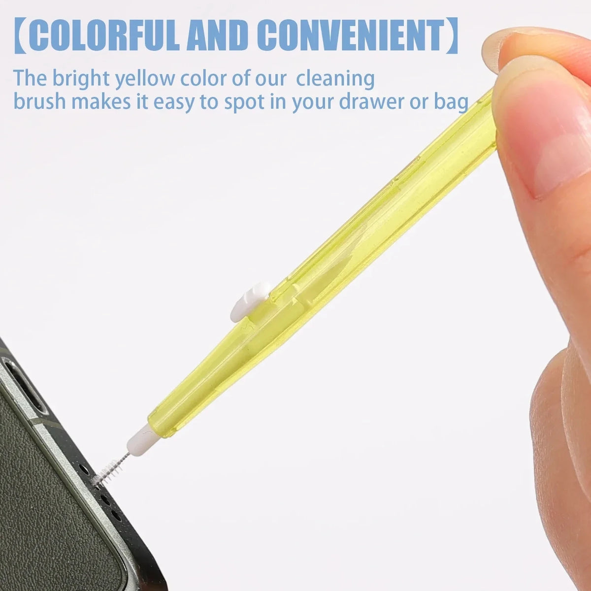 2 in 1 Double-end Adjustable Phone Speaker Cleaning Brush for Earphone Earbuds Cleaner Kit for IPhone Samsung Keyboard Brushes
