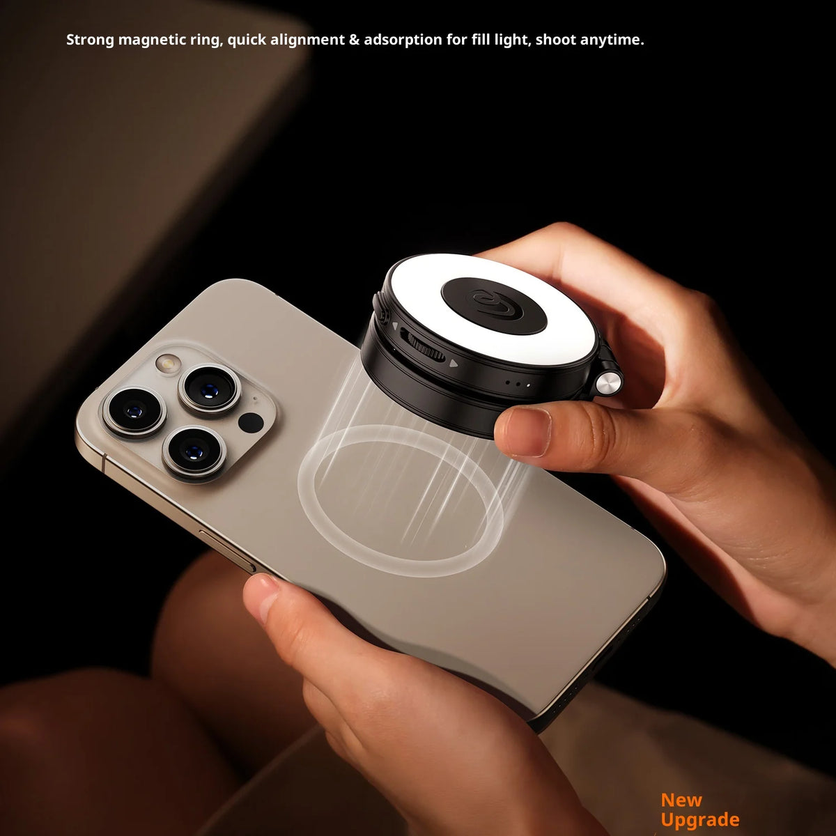 Original Ulanzi LM23 Light 3-Level Brightness Magnetic Soft LED Light Portable Pocket Vlogging Live Streaming Content Creation