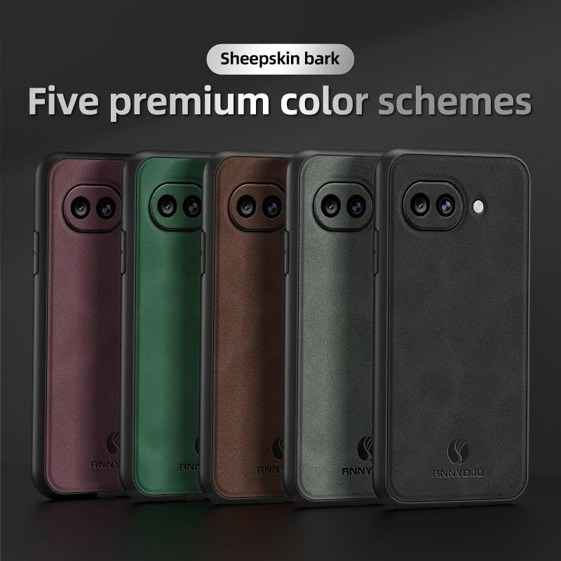 Anti-Knock Bag Case for Google Pixel 10 Pro XL 10A 9A Pixel 9 Pixel10 Pixel9 Matte Feeling Cases Leather Protective Funda