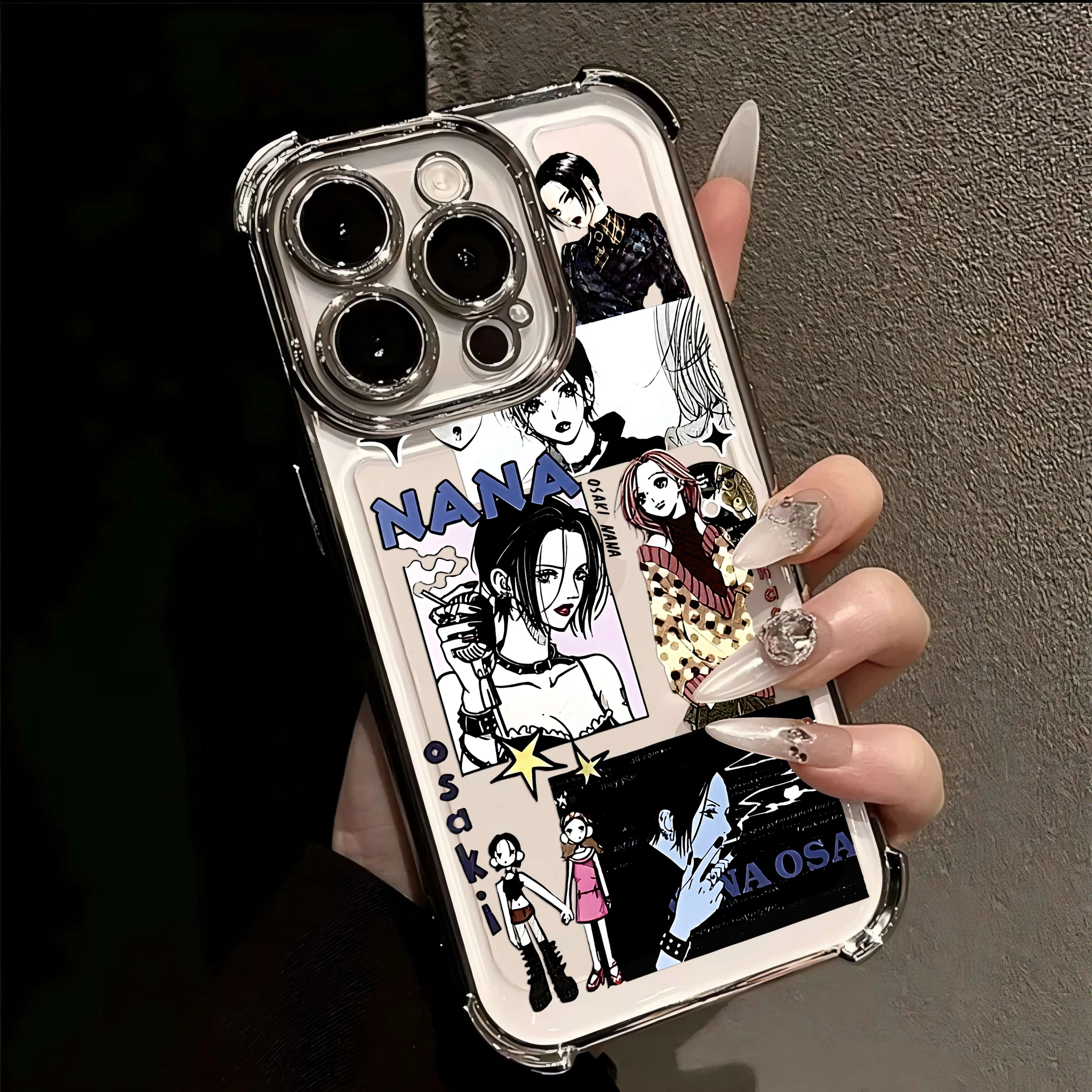 Anime Cool Nanas Osakis Hot Plating Phone Case For IPhone 17 16e 16 15 14 13 12 11 Pro Max X XR XSMax 8 Mini Air Plus Anti-Fall