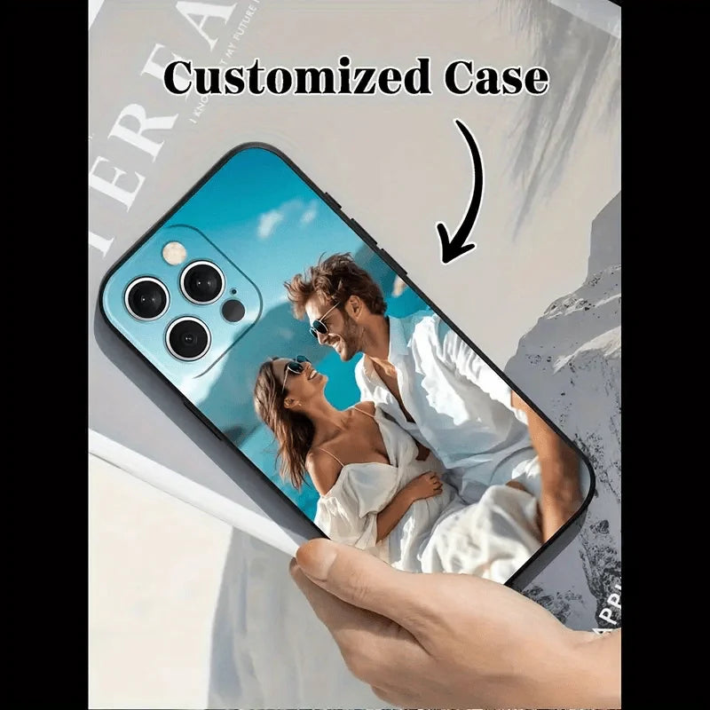 Customized Case For iPhone SE XS XR 7 8 Plus 12 13 15 14 11 Pro Max Mini 17 Air 16E DIY Photo A Variety of Colors to Choose From