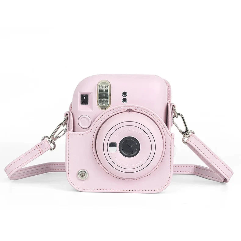 For Instax Mini 12 Camera Case PU Leather Soft Protective Case Trave Bag for Fujifilm Film Camera Bag with Shoulder Strap new