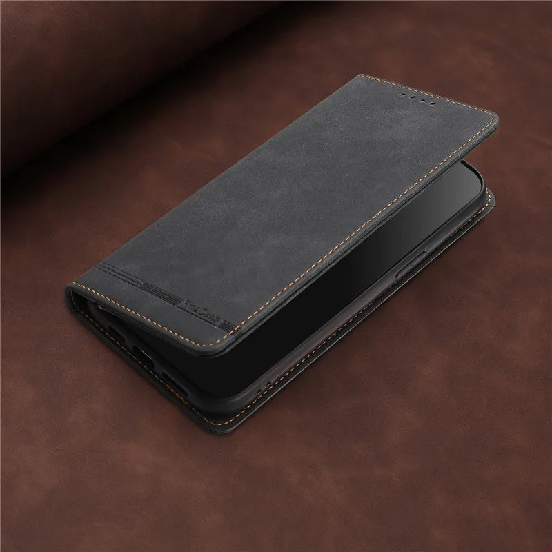 Leather Retro Anti-theft Wallet Flip Case For Motorola MOTO G Stylus Power Play 2025 2024 2023 2022 5G 4G Magnetic Phone Cover