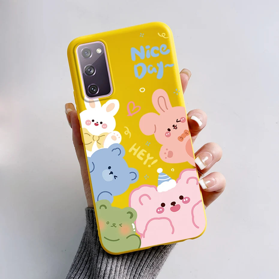 Case For Samsung Galaxy S20 FE Cover Candy Soft Silicone Phone Back Fundas For Samsung S20 Plus GalaxyS20 Ultra S20FE S 20 Cases
