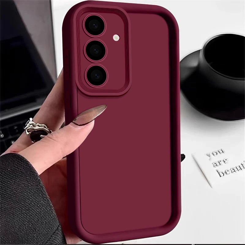Shockproof Phone Case For Samsung S24 S23 S22 S26 Ultra S21 FE A14 A37 A15 A17 A35 A16 A26 A36 A56 A57 A54 A55 5G S25 Edge Cover