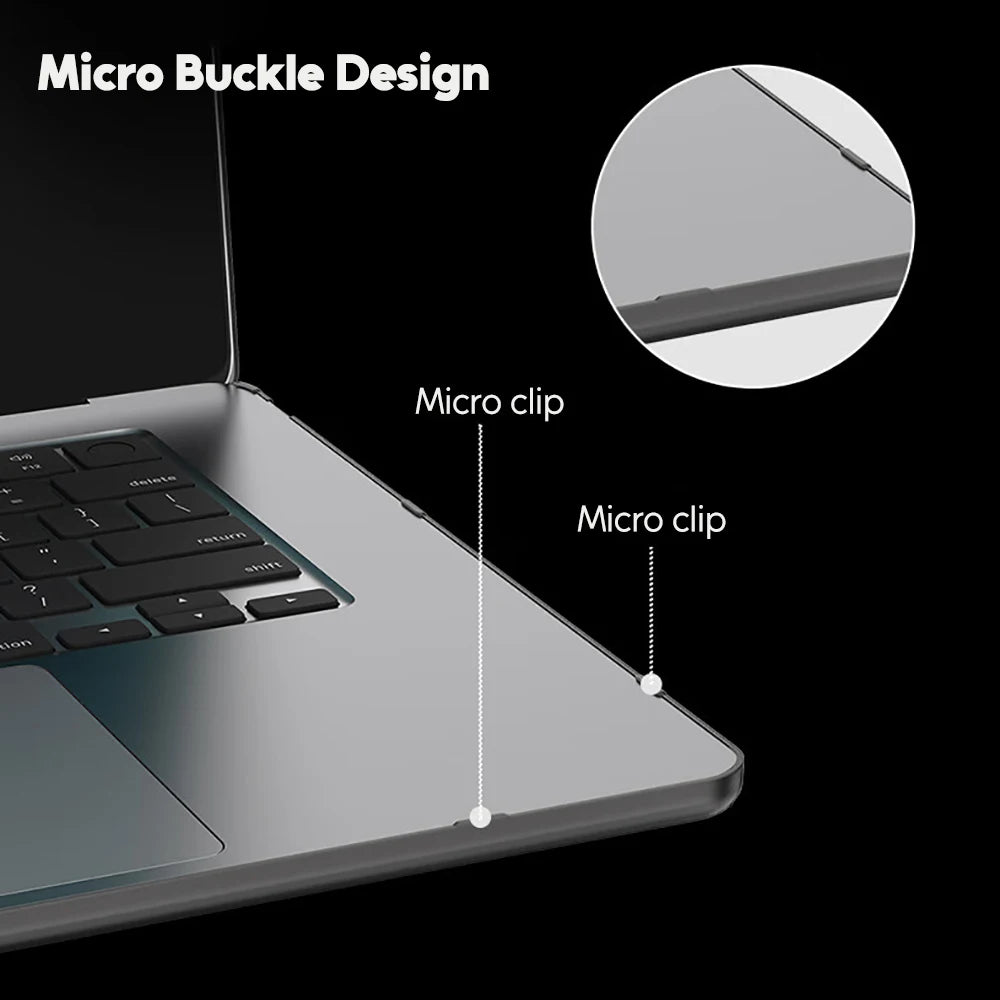 Marine Life Laptop Case For Macbook Air 13 2025 Case M2 M3 M4 Chip MEO A304 Cover for Air 15 M4 2025 A3241 M3 M2 15.3 Case