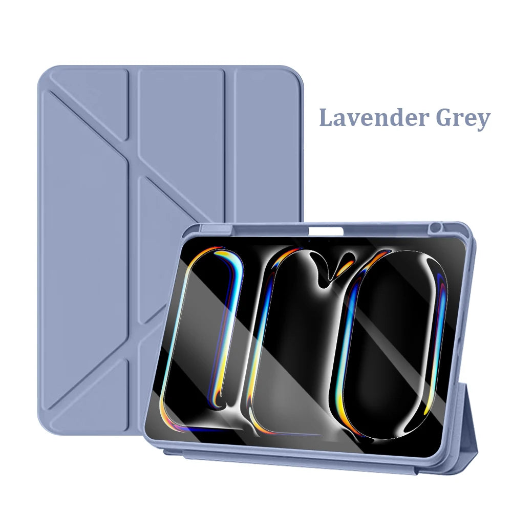 For iPad A16 Case Pro 11th M5 M4 12.9 10 9 9th 10th Generation For Ipad Air 13 11 M3 M2 5 4 Mini 7 6 2025 10.9 Protective Cover