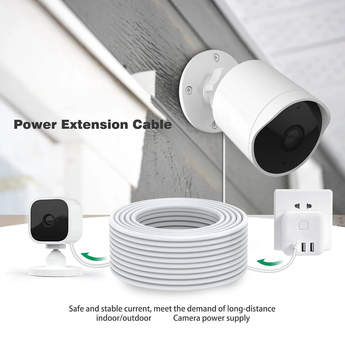 1m/5m/10m/14m Ultra Long Micro USB Charging Cable Power Extension Cord for Xiaomi/Mijia/IP Web Camera Android Extended Wire