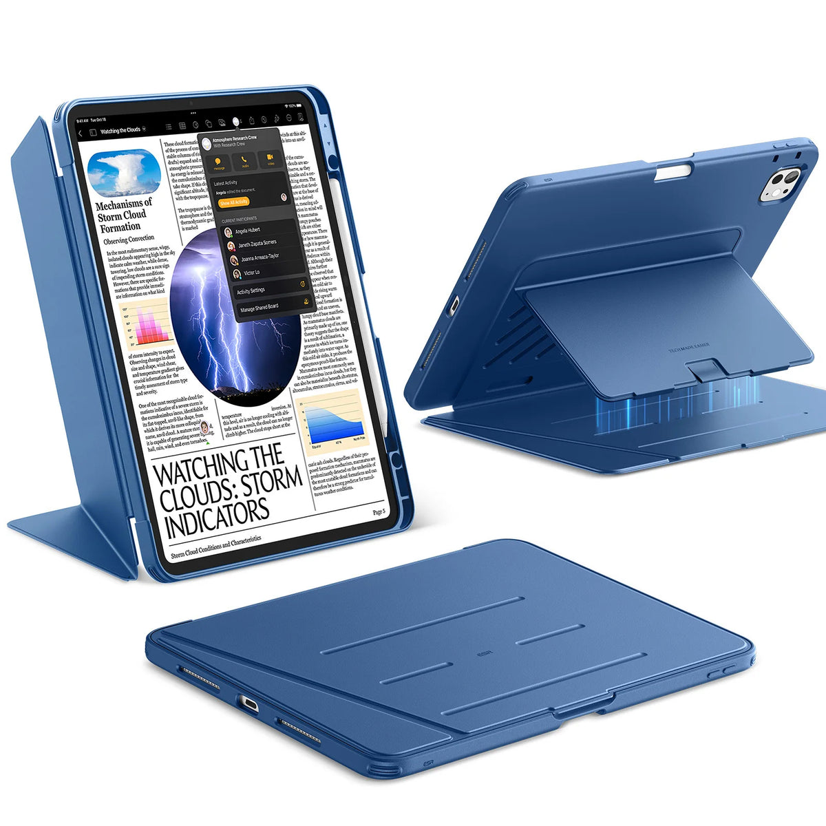 ESR for iPad Pro 13 Inch Case (M5/M4) Rotating Case with Removable Magnetic Cover Shift Series for iPad Pro 13 2024/2025