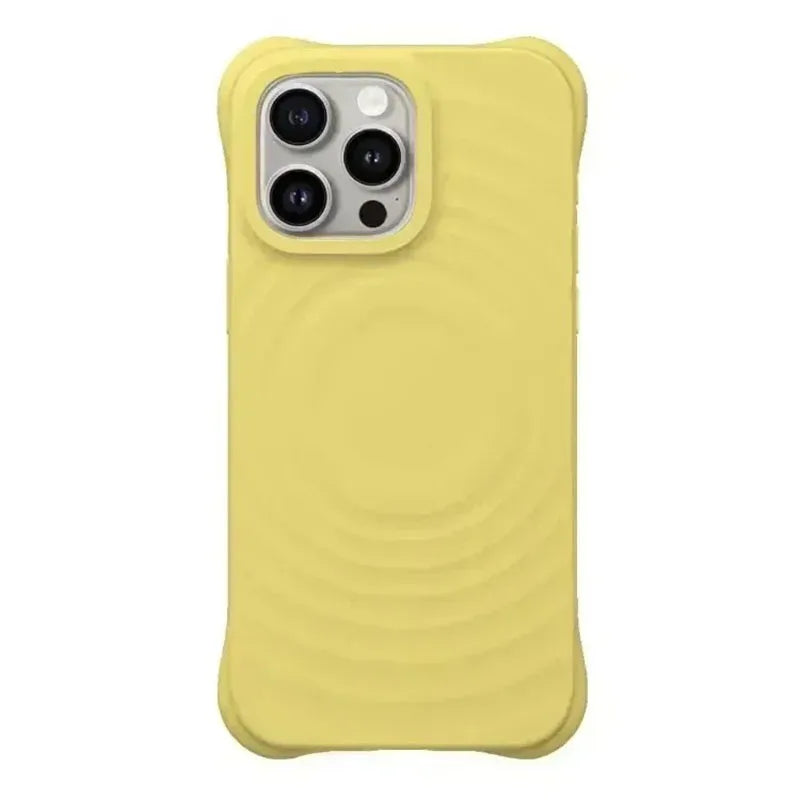 New Liquid Silicone Ripples Magnetic For MagSafe Phone case for iPhone 17 Air 16 15 14 13 Plus 17Pro Max Corrugated Soft Cover