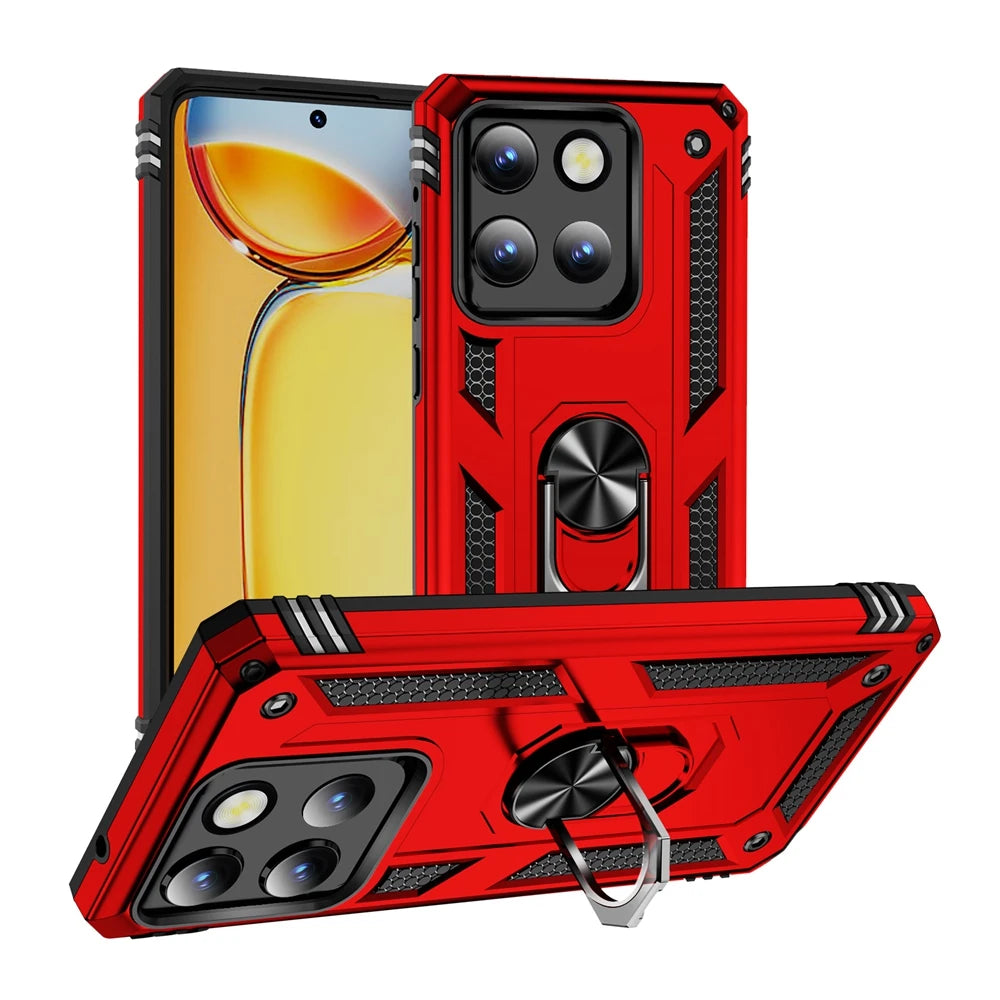 Armor Phone Case For Moto G Stylus Power Play GStylus GPower GPlay 4G 5G 2021 2022 2023 2024 2025 360°  Metal Ring Holder Cover