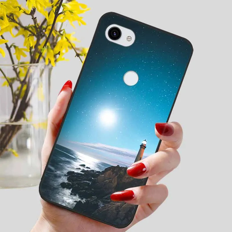 Phone Cases For Google Pixel 3a XL Case Shockproof Silicone Soft TPU Coque for Google Pixel 3 XL Pixel3 Pixel3A 3XL Bumper Cover
