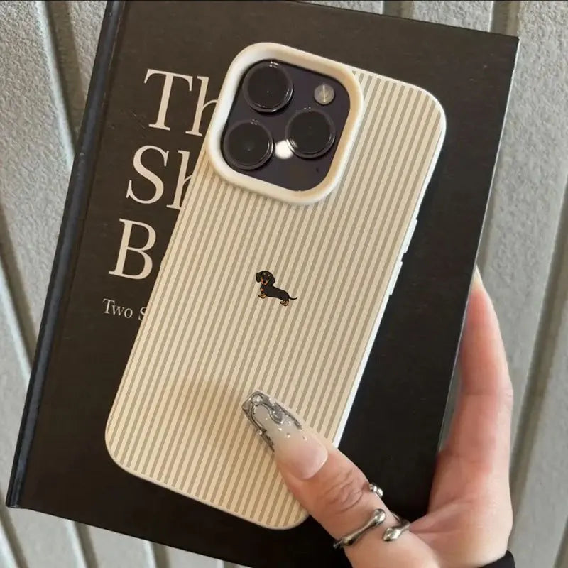 Cute Playful Dachshund Pattern Phone Case for Samsung S26 S25 S24 S23 S22 S21 S20 Note20 Ultra Plus A73 A55 5G Silicone Cover