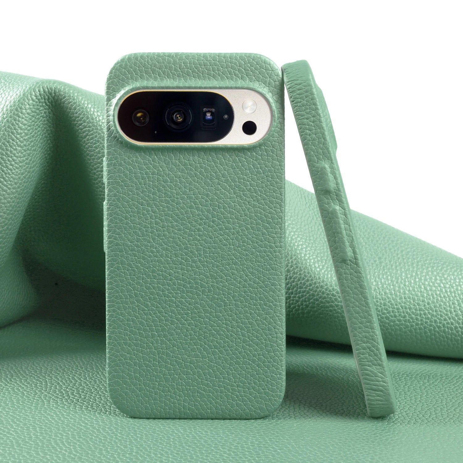 Premium Lychee Pattern Genuine Leather Case For Google Pixel 10 Pro XL Pixel10 9A 8A Pixel 7 8 9 Pro XL Back Cover Phone Case
