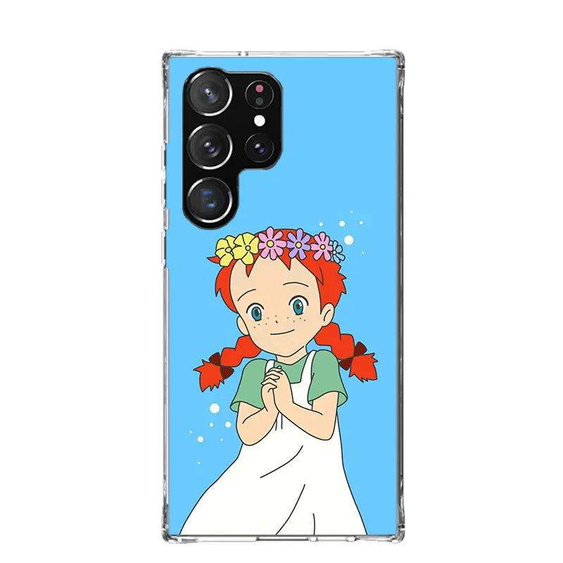 A-Anne Of Green Gables Shirley Phone Case For Samsung Galaxy S26 S25 Edge S24 S23 FE S22 Ultra S21 Plus S20 + Fundas Cover Coque