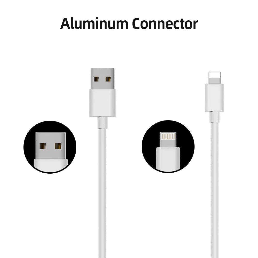 6pcs 6ft Fast Charging USB Cable for IPhone Lightning Cable for IPhone Fast Charging Charger Cable Cord Compatible for IPhone