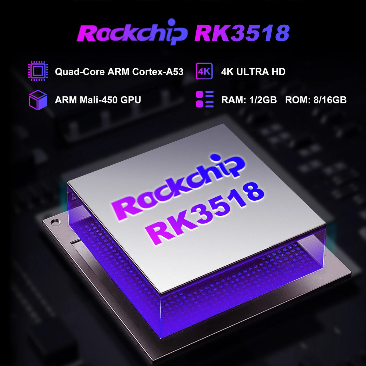 2026 H96 MAX RK3518 Android14 Media Box Smart Mini TV Stick 4K TV Box Wifi6 BT5.4 HD Quad-Core Google Voice TV Stick 2GB 16GB
