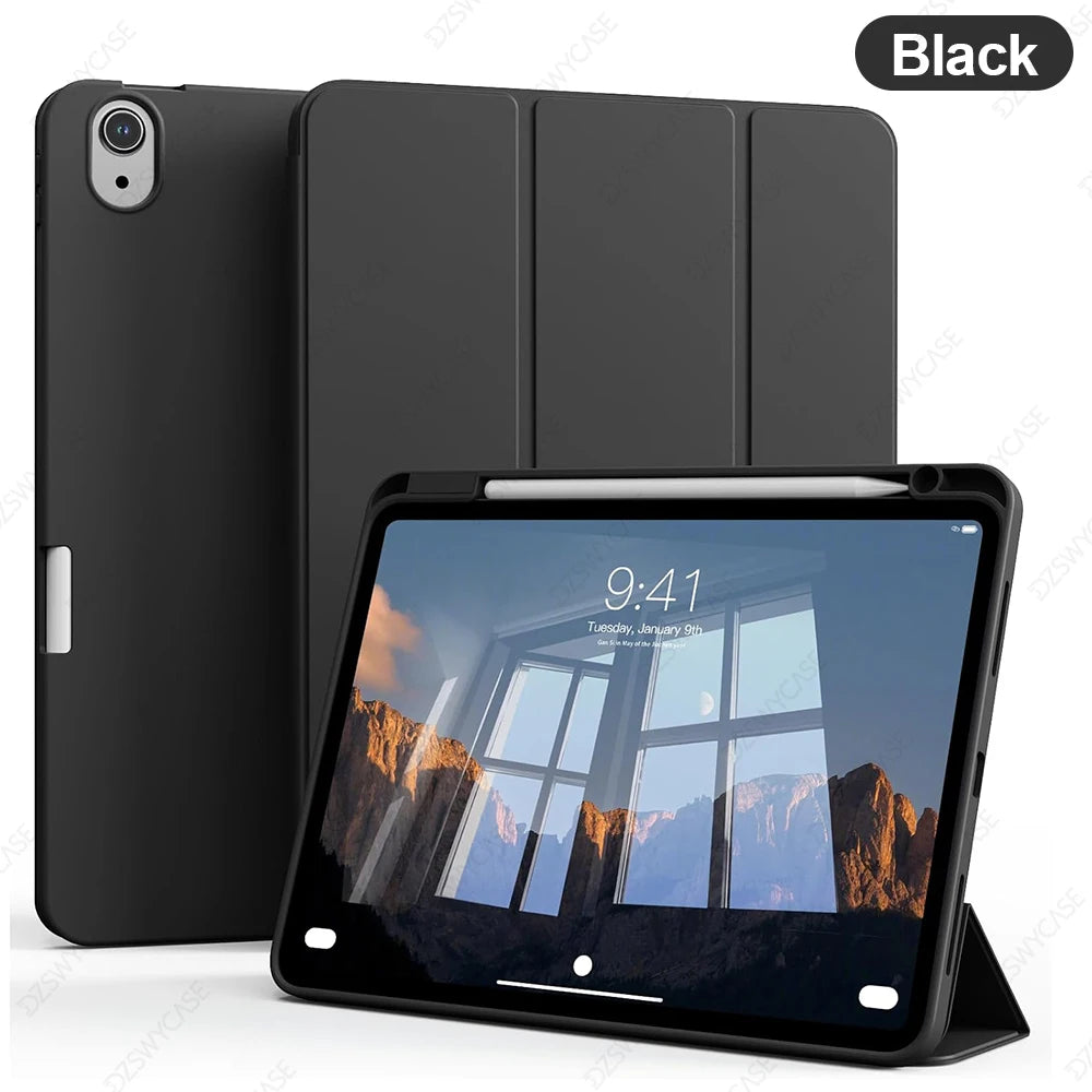 Case for iPad Air 11 M4/M3/M2 (2026/2025/2024), iPad Air 5/4 (2022/2020 5th/4th Generation 10.9-Inch), with Pencil Holder Cover