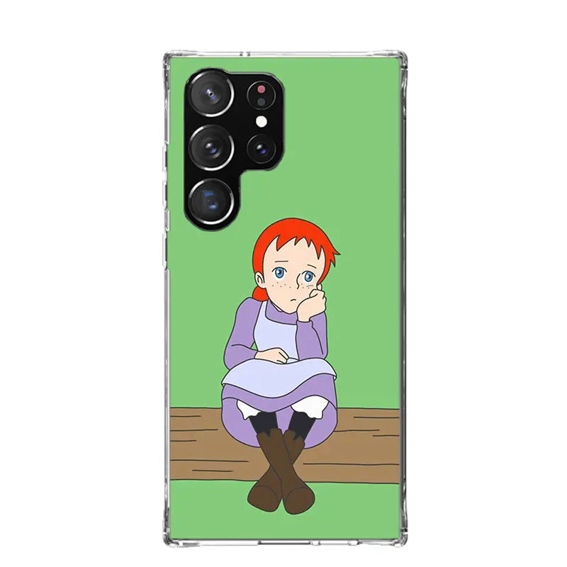 A-Anne Of Green Gables Shirley Phone Case For Samsung Galaxy S26 S25 Edge S24 S23 FE S22 Ultra S21 Plus S20 + Fundas Cover Coque