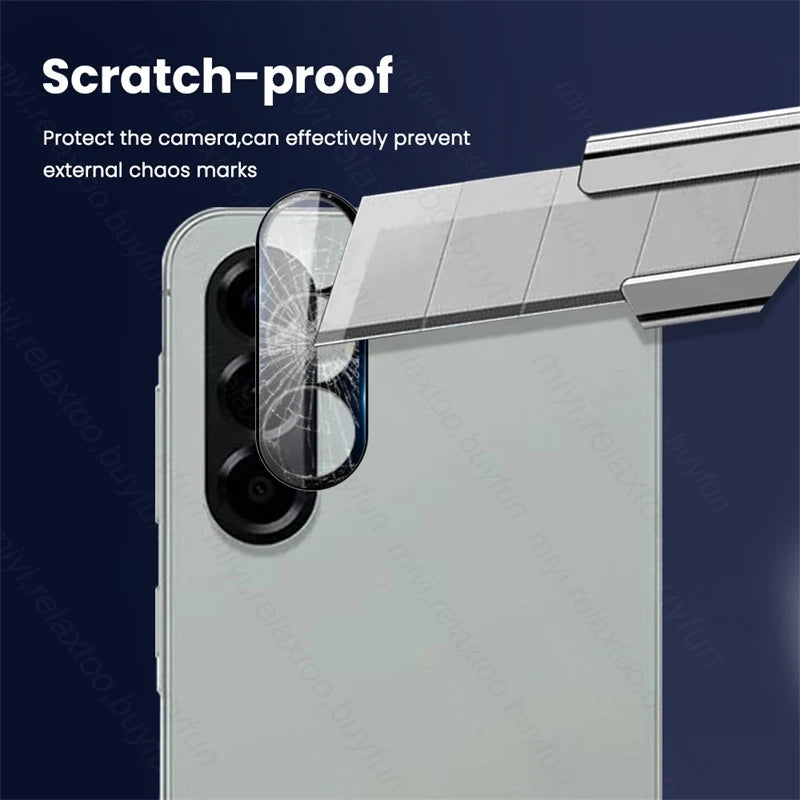 A 56 36 16 Case 3-1Pcs 3D Tempered Glass Curved Camera Lens Protector For Samsung Galaxy A56 A36 A26 5G A16 A06 A17 A37 A57 5/4G