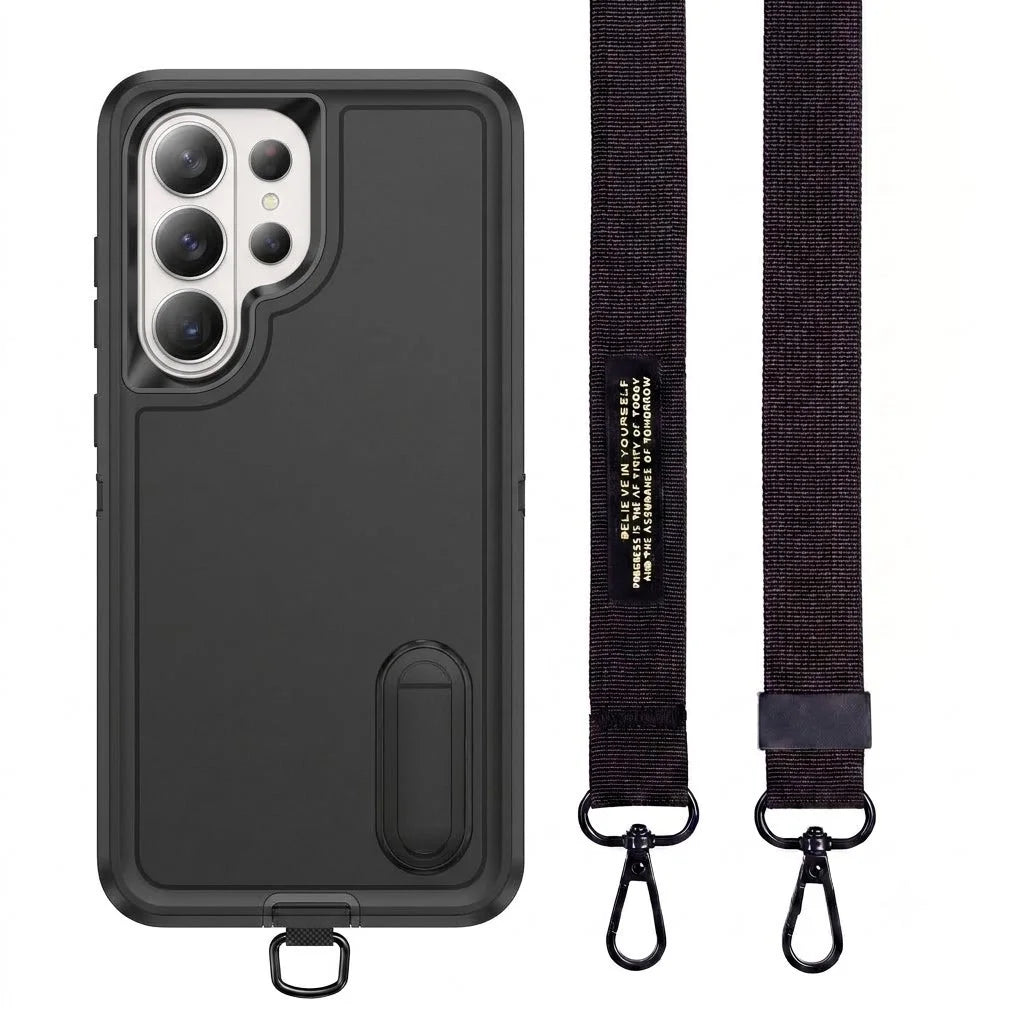 Shock Proof Lanyard Accessories Crossody Case for Samsung Galaxy S25 Ultra S25 FE S 25 Plus Edge S25ultra Phone Bag
