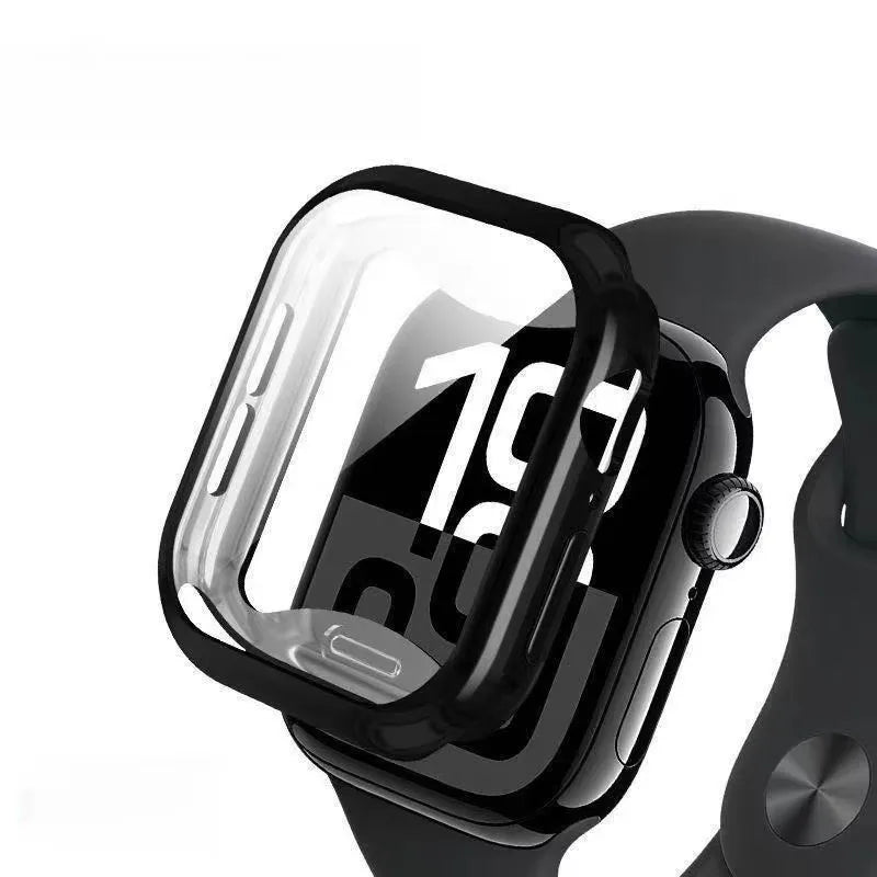 Protective Cover For Apple Watch 12 46mm 42mm Soft TPU Screen Protector bumper Cover Case iWatch Series 12 42/46mm Accessories